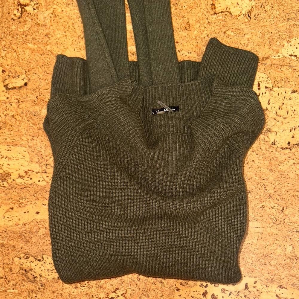 Milano Olive Knit Top